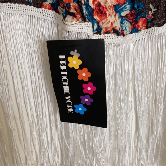 BOHO Women’s Fringe Kimono NWT - Picture 3 of 5